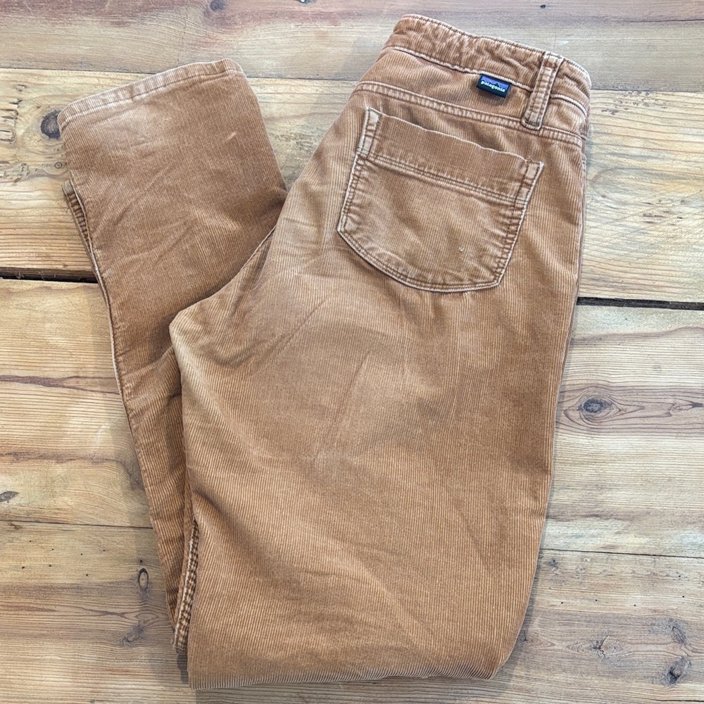 PATAGONIA 28 / 6 Burnt Toast Organic Corduroy Cotton Pants Straight Leg